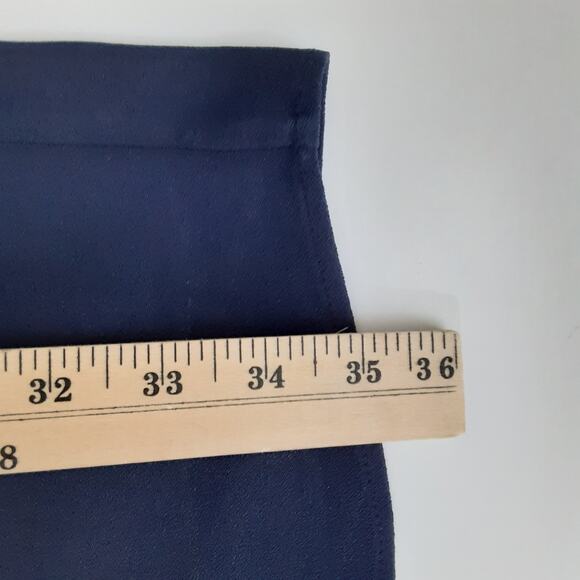 Lilly Pulitzer Pearl Soft Shift Dress Navy Blue Solid Womens 8 Sleeveless Resort - Picture 13 of 13